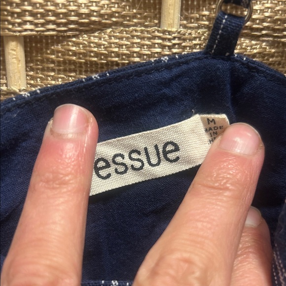 Essue Blue and White Striped Skirt Set - Picture 3 of 8